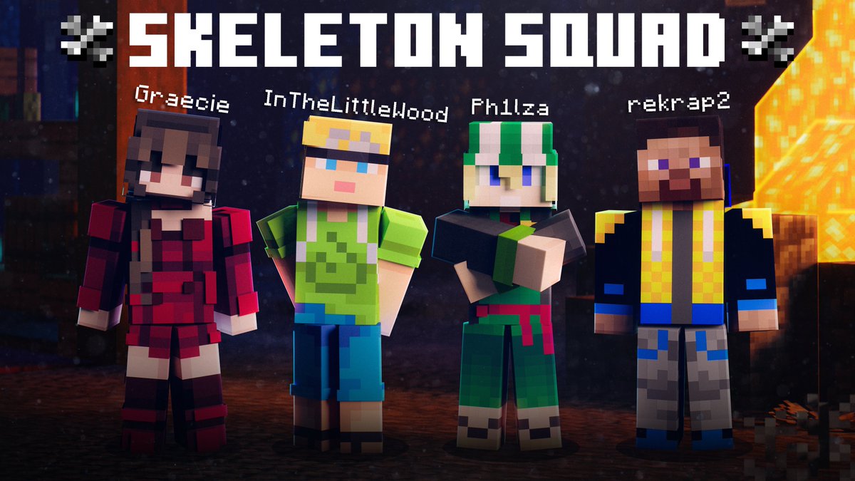 InTheLittleWood's tweet photo. Not sure why they only have us as a team of 3, but I'm ready for The Last Stand on Monday!

by @TubboLive &amp; @Minecraft https://t.co/4a4R5kWUTk