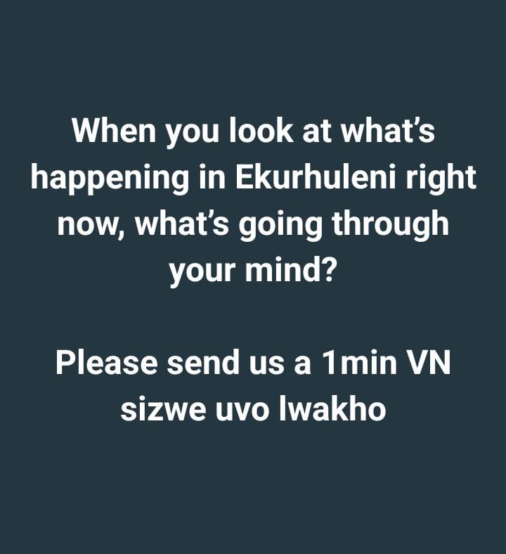 HopeAlive_Radio's tweet photo. 🌙🎙️THE LINK with Motha KaMtshali is on!

Tonight we ask: “When you look at what’s happening in Ekurhuleni right now, what’s going through your mind?”🤔

 Join the conversation.🎧🗣️ https://t.co/yVxWYpqncT

#TheLink #HopeAliveRadio #Ekurhuleni #JoinTheConversation #Radio https://t.co/Hz0etuxE02