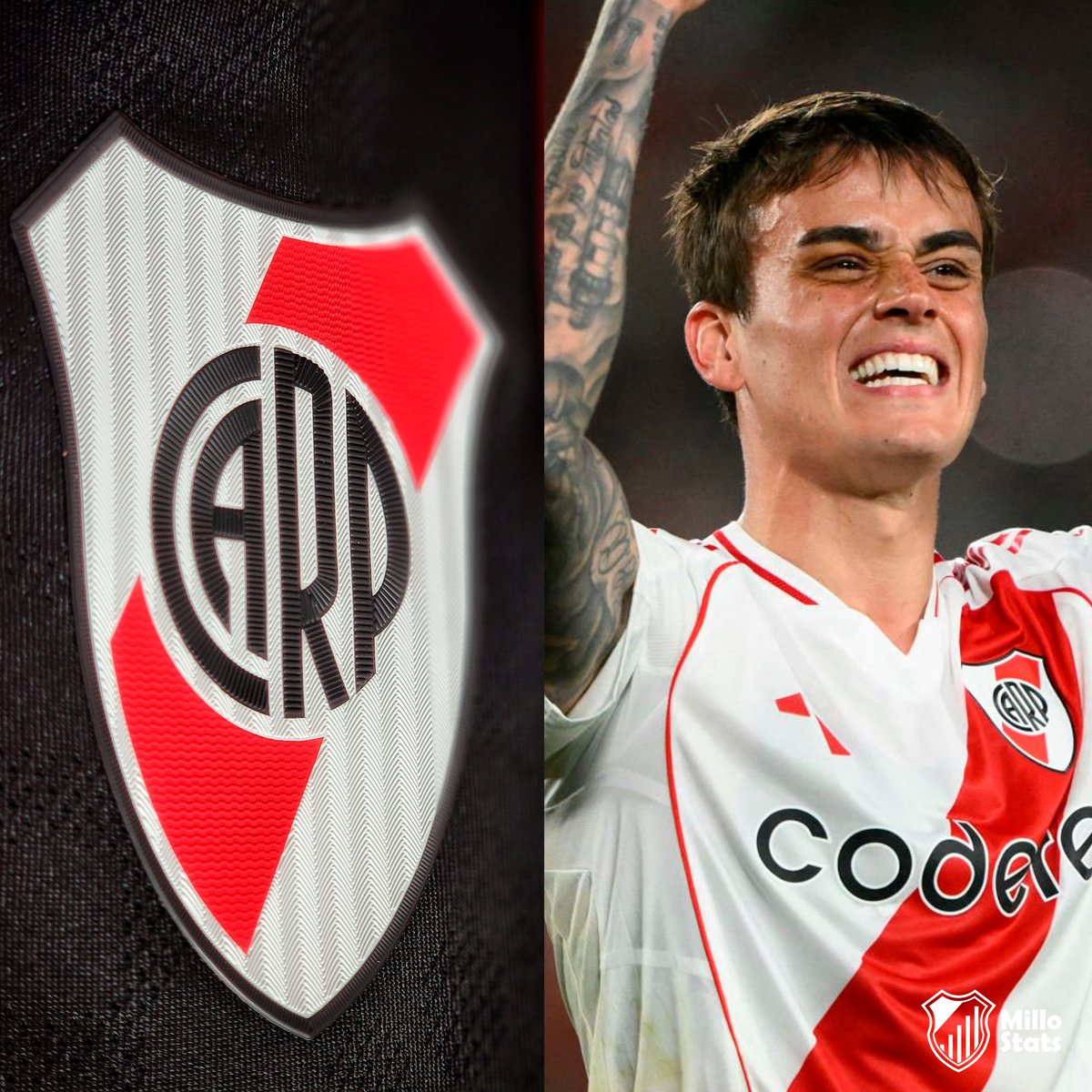 StatsMillo's tweet photo. 🚨🗣️ “Fue MUY FUERTE lo vivido en River, hablo de River y se me pone la piel de GALLINA

Lo que se vive ahí no se vive en NINGÚN otro lugar del mundo”

✍️ Nicolás Fonseca 🇺🇾 ayer en @DSportsRadio https://t.co/tSLAm1qwr4