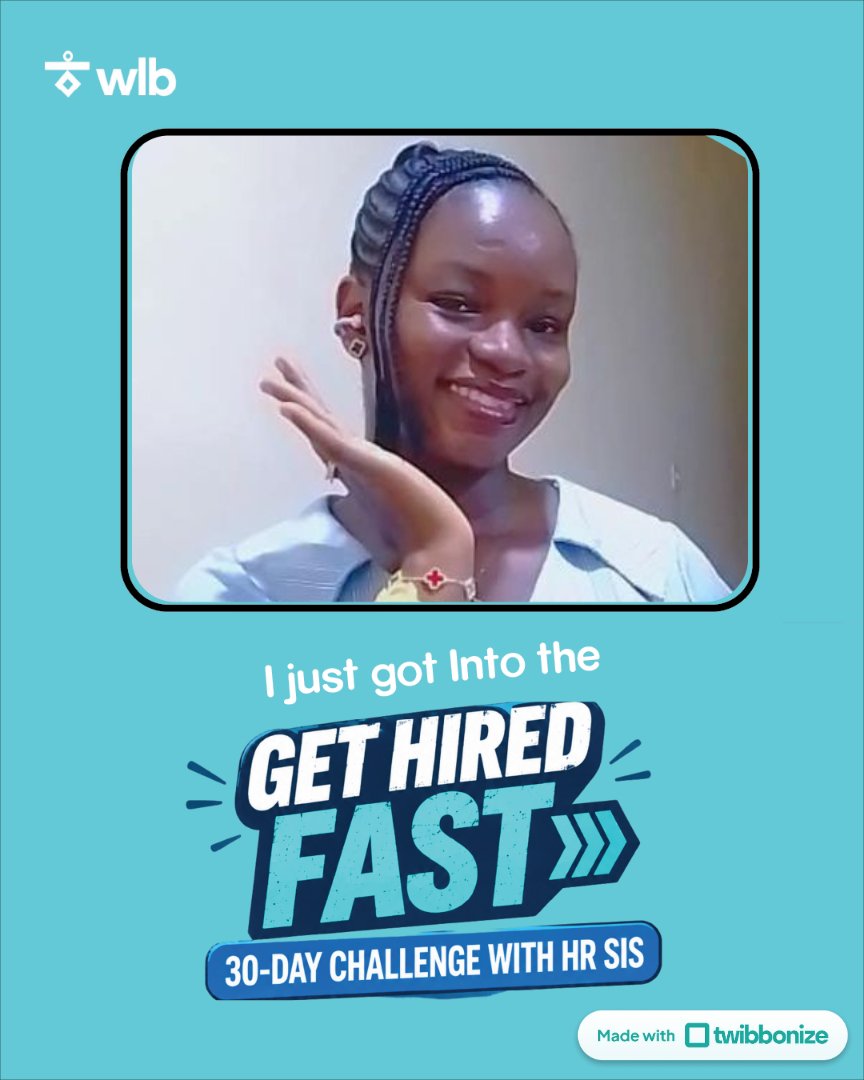 MbahOnyinye22's tweet photo. π I've officially joined the Get Hired Fast Challenge with Hr Sis!
I'm committing to improving my career, sharpening my skills and taking intentional steps toward getting hired.
Let's get hired! πͺ
#GetHiredFastChallenge #HrSis #WLB https://t.co/fXgb6Nbqgo