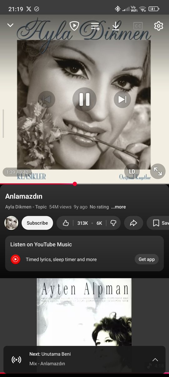 kedilerisevyom's tweet photo. @janedesires Ayla Dikmen - Anlamazdin https://t.co/GawtWYSn7R