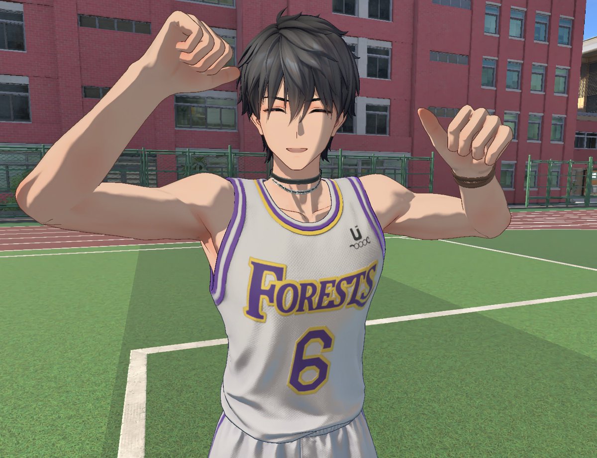 Ananta_HQ's tweet photo. "A closer look at Chenxiu, the Male MC of the upcoming open-world game ANANTA! 🔥 From the basketball court to being the ultimate 'Yeet Master', his charisma is unmatched! 🏀✨ #無限大ANANTA #Ananta #Chenxiu" https://t.co/aae4MIC9Ip