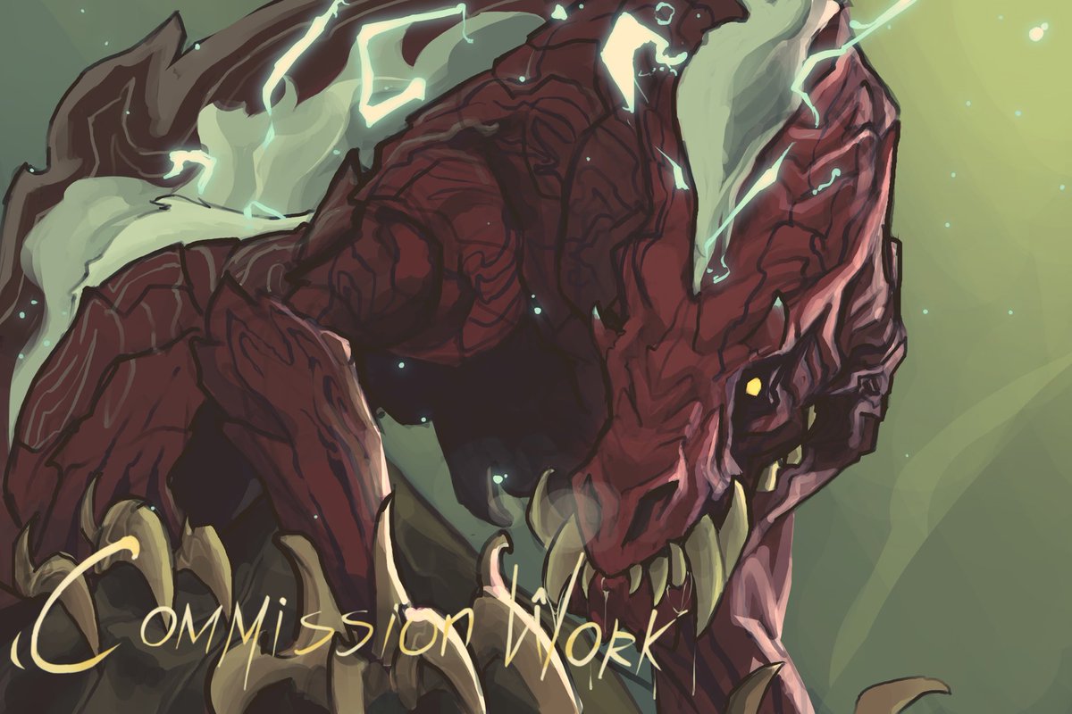 Lorenzooleao's tweet photo. Odogaron &amp; Tobi oc commission for @marrowbroth ✨ thank u for trusting my work 🔥

#MonsterHunter https://t.co/O70FuvVNak