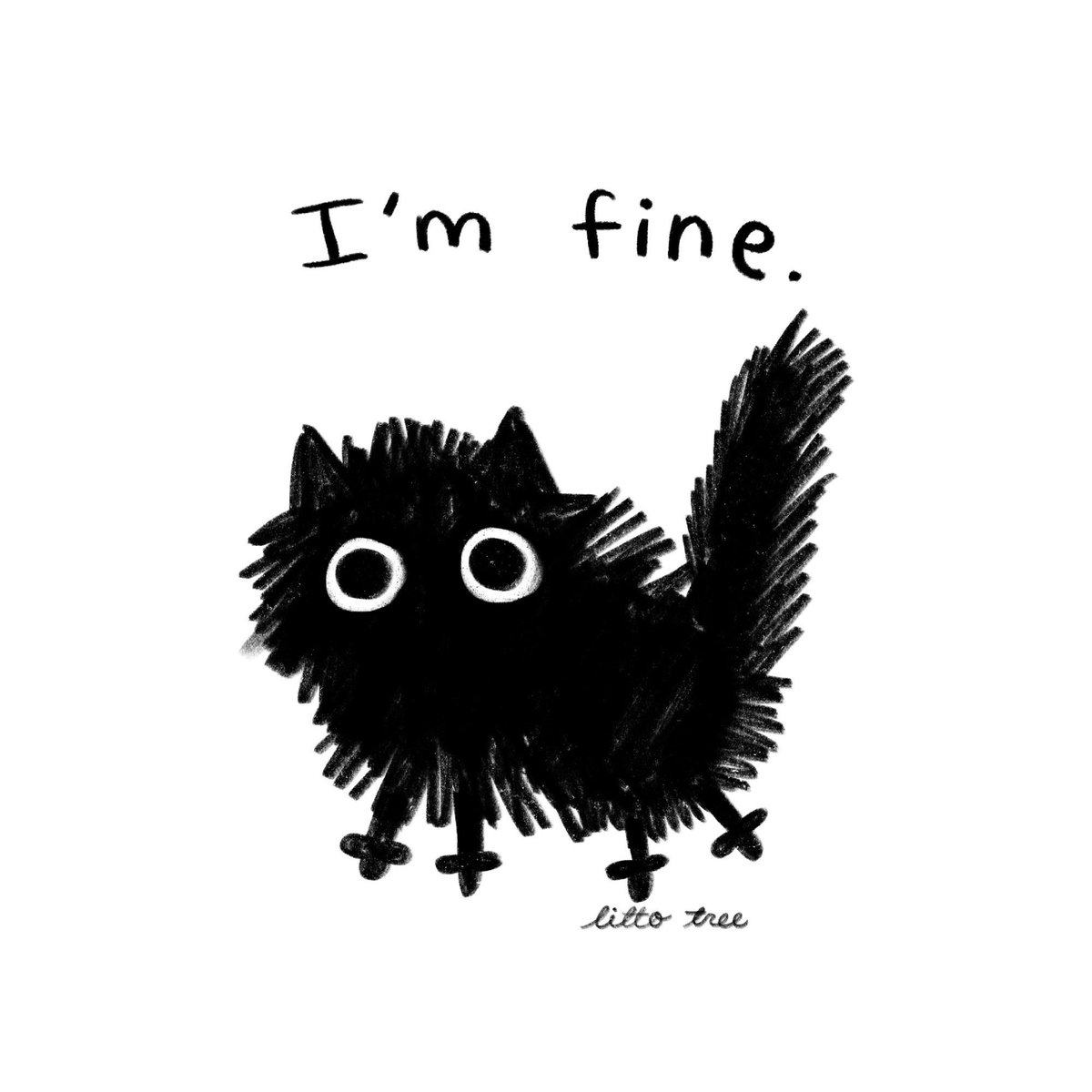 Littotree's tweet photo. I love black cats :,>> just look at how cute he is! https://t.co/W8NysGJrHy