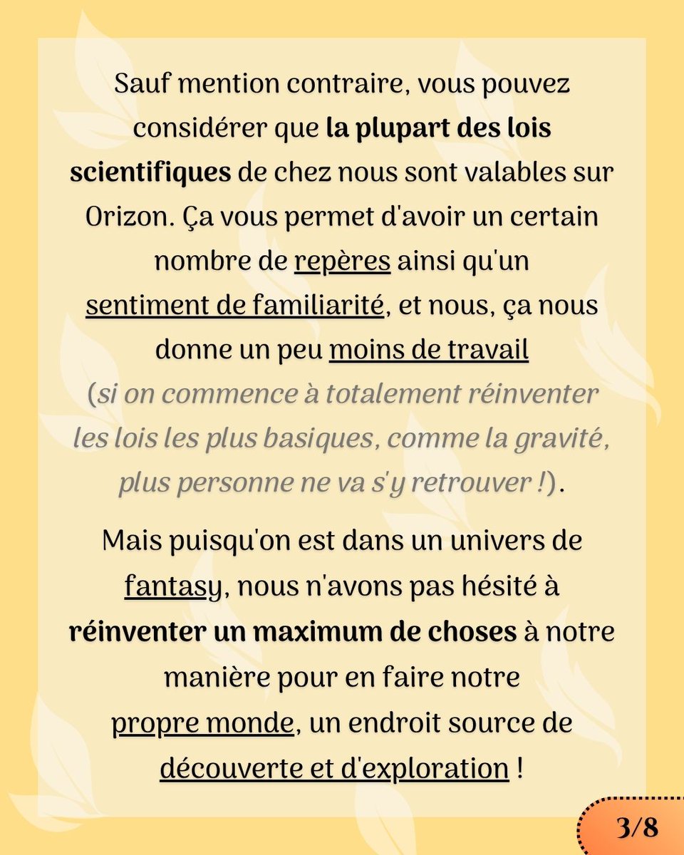 2PlumesDoxyter's tweet photo. La semaine dernière, nous avons fait une présentation générale d'Orizon.
À partir d'aujourd'hui, on démarre une série de quatre posts qui zoomeront encore un peu plus sur l'univers. Bonne découverte !

[Pages 1 à 4 sur 8] https://t.co/OULCDWacdc