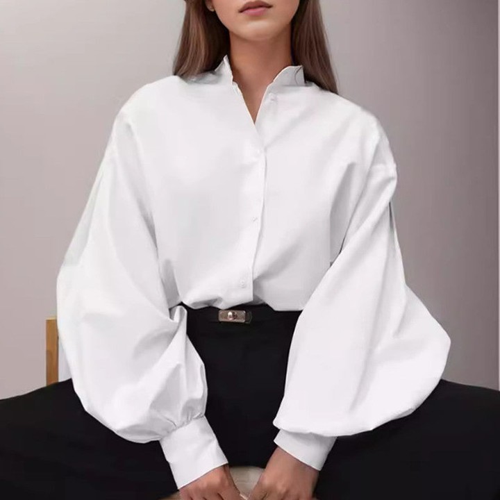 ShantaePatoine's tweet photo. Our Women's Design Sense Lantern Sleeve Shirt brings effortless style and comfort. Perfect for brunch or lounging, it’s available for $50. 42—shop now before it’s gone! https://t.co/oogpS6kYHz