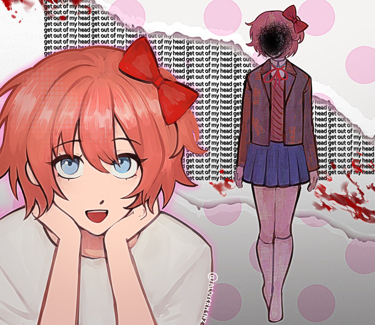 aloverm1nz's tweet photo. get out of my head #DDLC https://t.co/U4TCwQAukz