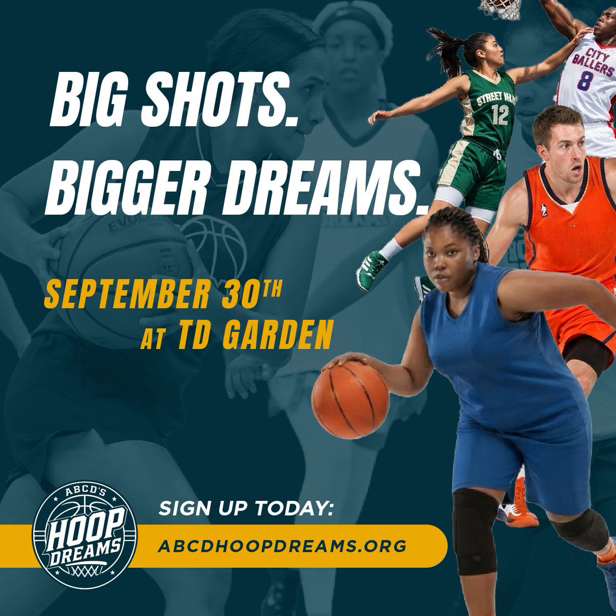 BostonABCD's tweet photo. Hoop Dreams is back at TD Garden on September 30th for its 15th year! This year, we’ll be joined by legendary Celtics coach and Hoop Dreams co-founder Doc Rivers as we pay tribute to the legacy of basketball in Massachusetts.

Learn more and sign up at https://t.co/WMPfTdiu2S. https://t.co/VPOuhuZVQb