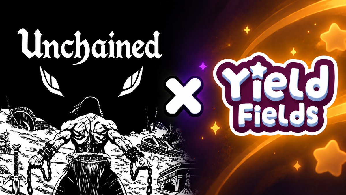 unchained_game's tweet photo. Giving away 3 WL spots for @YieldFields_RH upcoming mint!

Details in our discord.

Deadline: Sep 21, 2pm US Eastern / 18:00 UTC (4 days) https://t.co/hQnFj11VFr