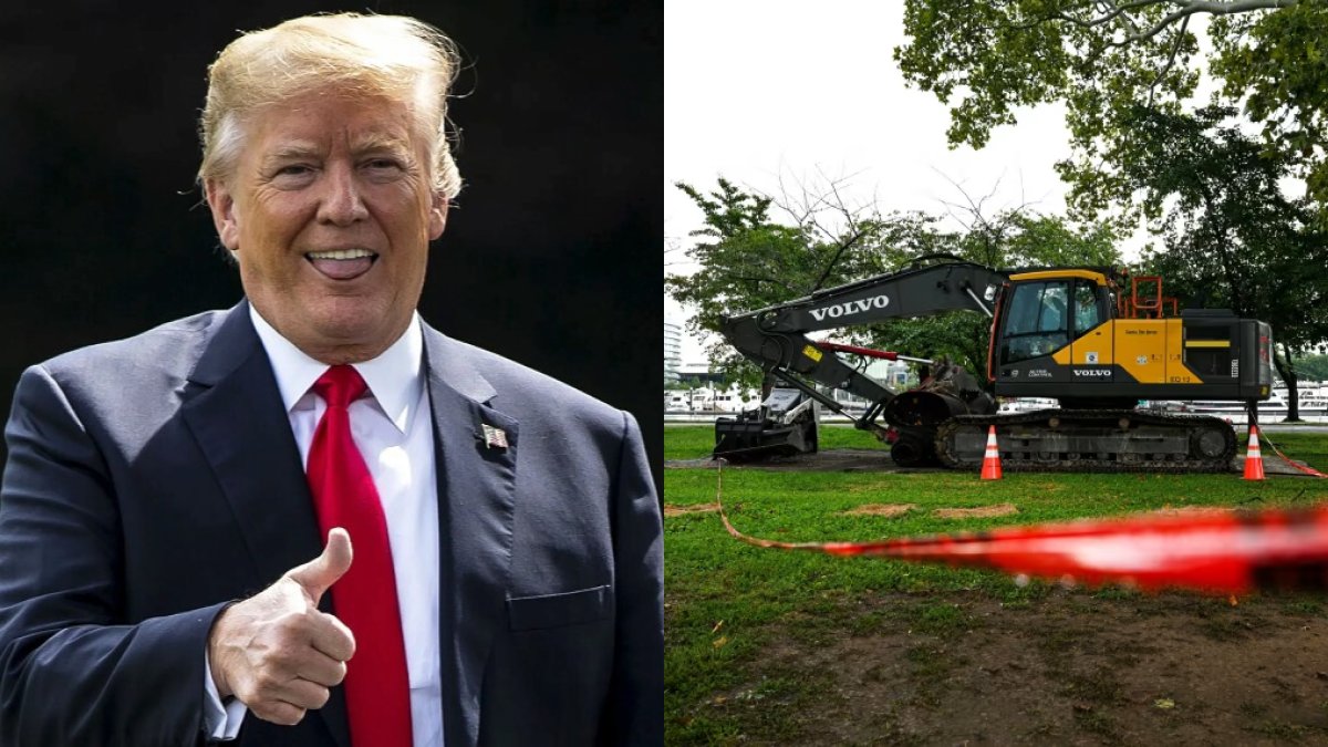 factpostnews's tweet photo. Trump's proposed DC golf course renovation will cost an estimated $49 million in taxpayer funds. https://t.co/tNZMWyPFtv