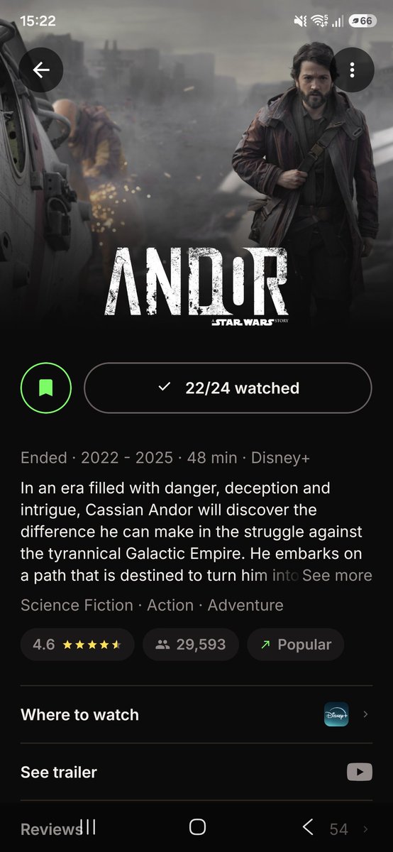 Leegion_'s tweet photo. @bingersapp The main goal of the app is to track episodes and seasons. Right now, when you open a series, you have to scroll a lot to get that. The information currently displayed is fine, but it shouldn’t be placed at the very beginning. The seasons should be more accesible https://t.co/V32NJs5YOu