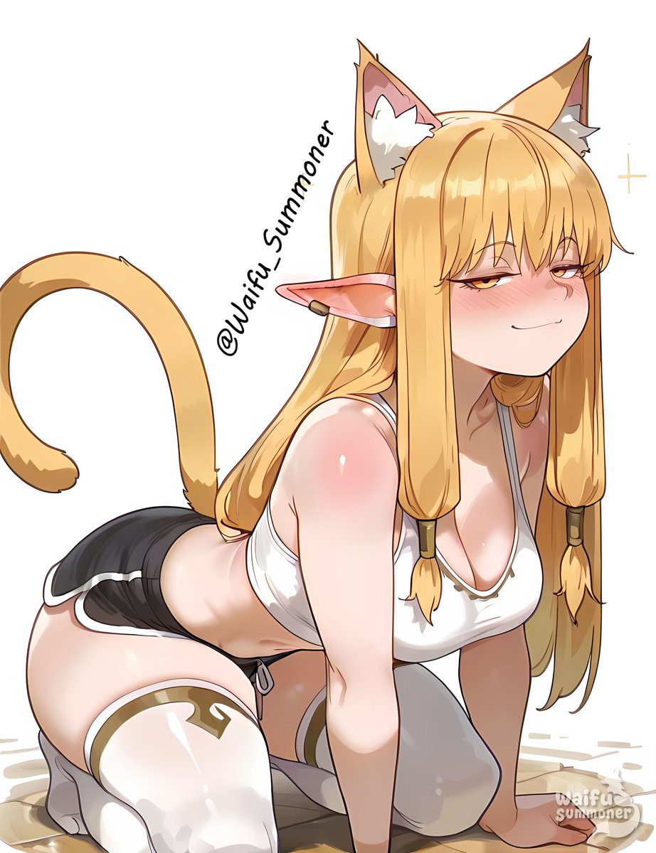 WaifuSummoner's tweet photo. Cat Serie | SFW 
#serie #beyondjourneysend #catgirls #sfw https://t.co/uHoLWk71xg