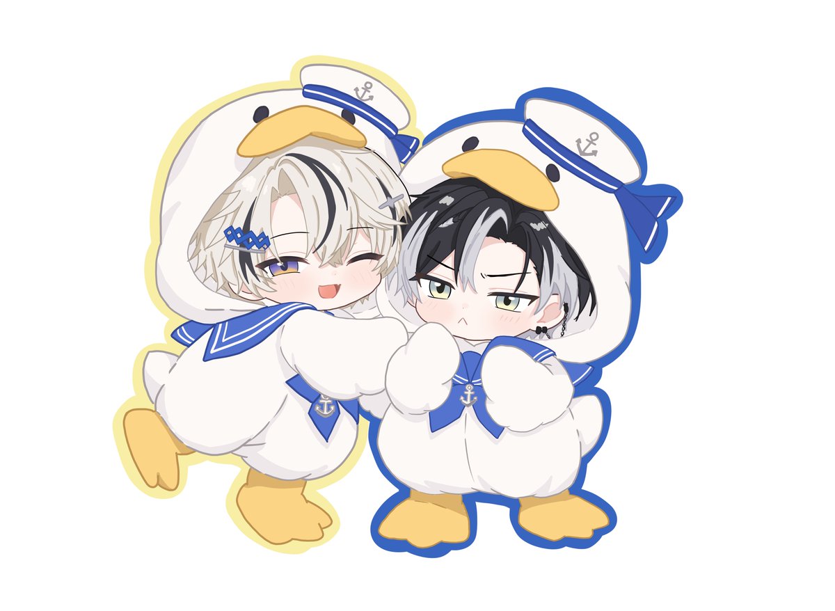 xhiaoyu_art2's tweet photo. 非常好奇到時候YAYAYA曲繪會是如何
但我猜我應該會聽到兩隻鴨子在對話吧?

可是穿鴨鴨服怎麼好像有人不是很情願ᓀ‸ᓂ

#OboroArt #CetroArt https://t.co/Ie4JwfnhN8