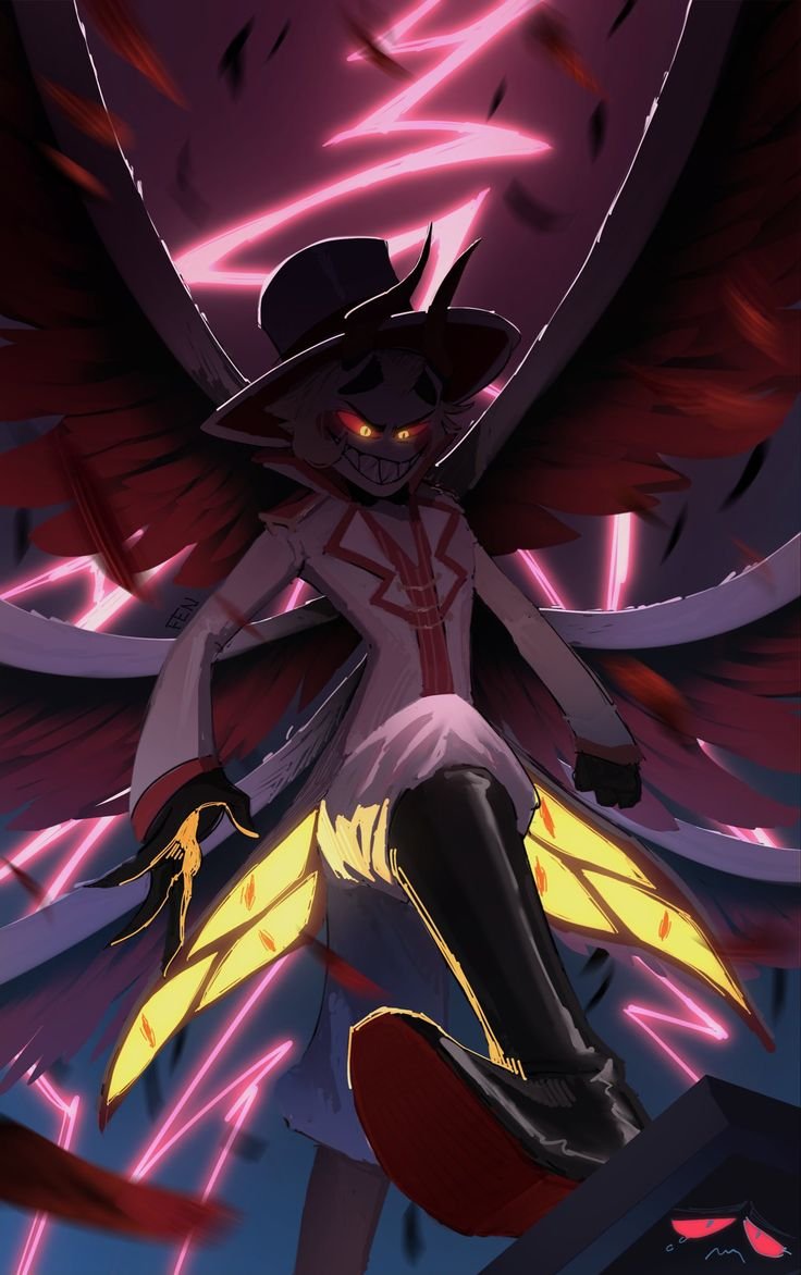 WilsonJame71628's tweet photo. Dark vibes, big wings, and pure Lucifer energy 🖤🔥👑
#HazbinHotel #LuciferMorningstar #HazbinHotelFanart #HazbinFandom #HazbinHotelArt
.
.
.
.
.
.
.
.
Great art made by @flyott https://t.co/ilgEaRULef