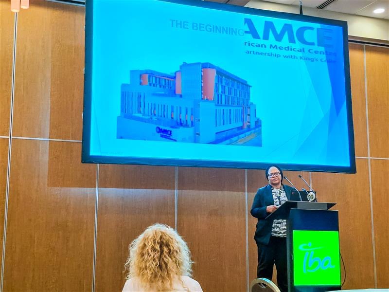 amce_africa's tweet photo. At the 15th IBA Cyclotron Users Meeting in Quebec, Canada, Dr. Aisha Umar delivered a presentation titled “From Groundbreaking to the First Scan: The AMCE Cyclotron Experience.
#AMCE
#PatientcentredCare
#NuclearMedicine
#OneYearAnniversary https://t.co/HepEpW53x9