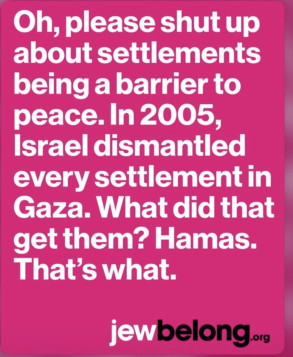 ChaiLife613's tweet photo. In 2005, Israel removed every Israeli community from Gaza and withdrew its military presence.

Months later, Palestinian voters gave Hamas a majority in legislative elections, and by 2007 Hamas had seized full control of Gaza.

That history matters because Israel actually tried withdrawal. Instead of Gaza becoming proof that two peoples could live peacefully side by side, Hamas turned it into a base for attacks against Israel.