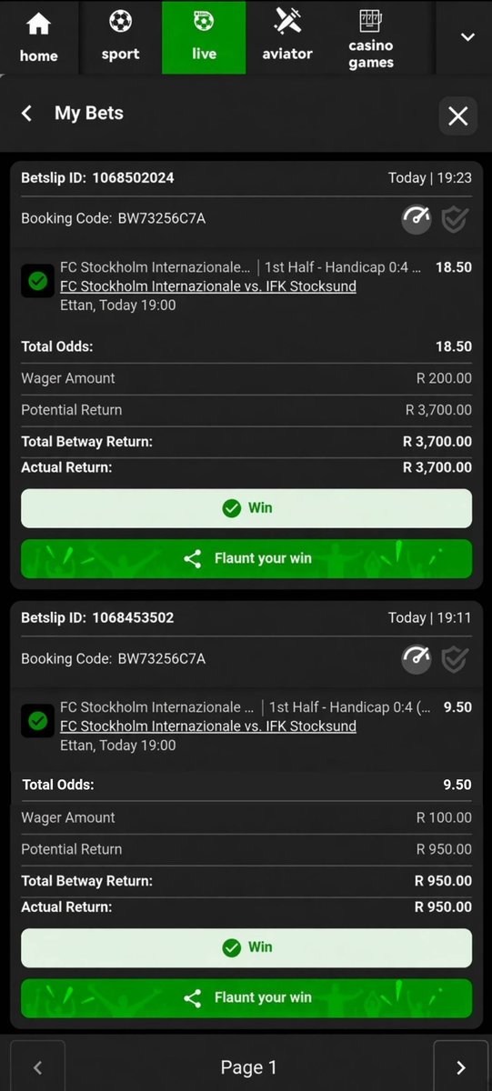 Banana_Seedz's tweet photo. Another double 🟢🟢🟢🟢🟢🟢 

Same team. Same half. Same massacre.
R200 @ 18.50 = R3,700 ✅
R100 @ 9.50 = R950 ✅
Total: R4,650 in 45 minutes.

Y'all need to study this handicap market🤞 there is real money here✔️💰 https://t.co/4d3ldc6G1W