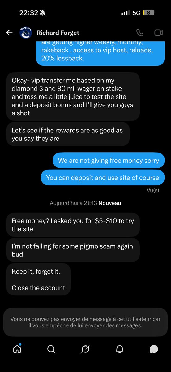 spectrebz's tweet photo. Seems like I lost one VERY HIGH ROLLER, should I cry ????? https://t.co/gw88BlgTs7