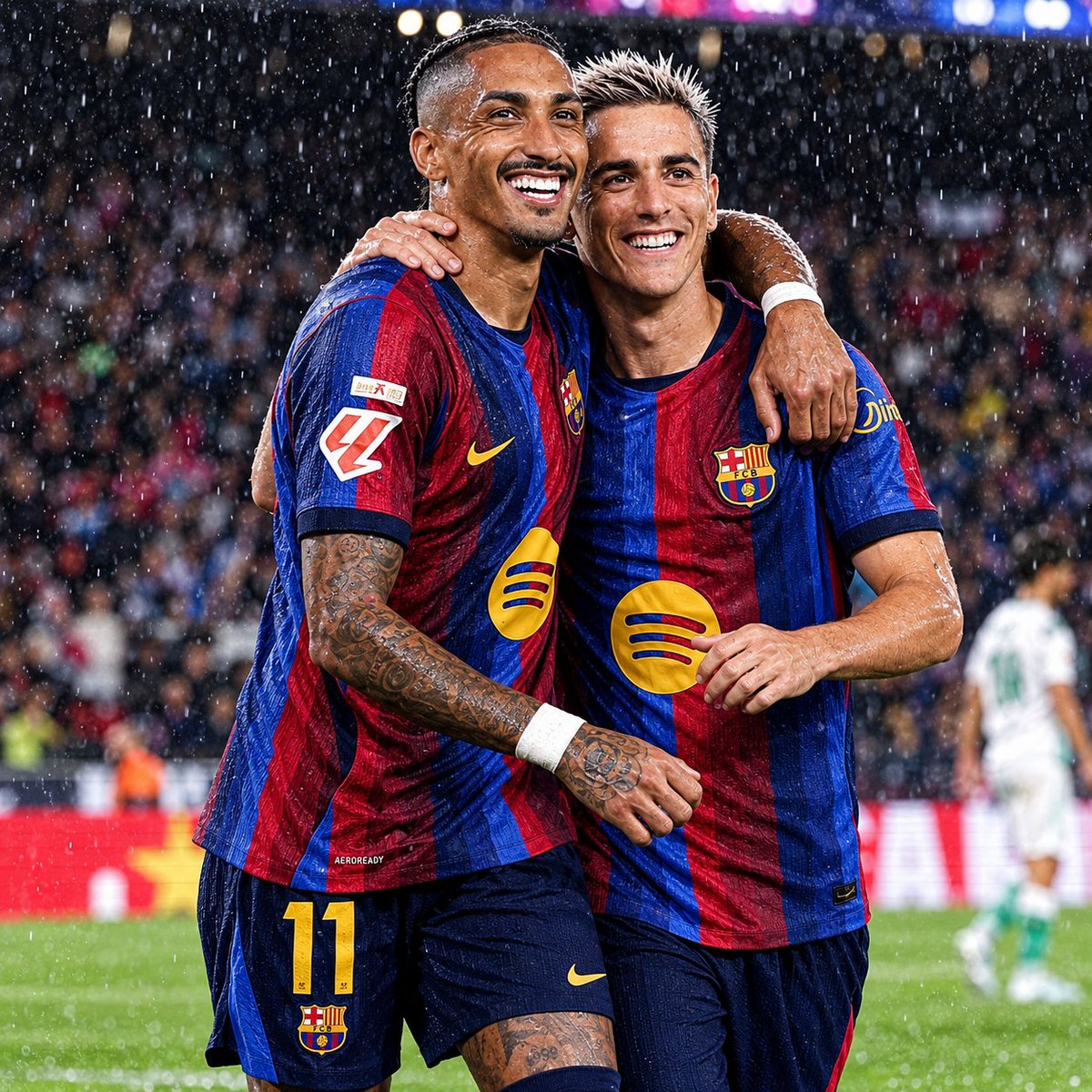 ANR4K's tweet photo. Raphinha | Gavi 📸 
#BarçaRacing @FCBarcelona https://t.co/DHeUTyygV1