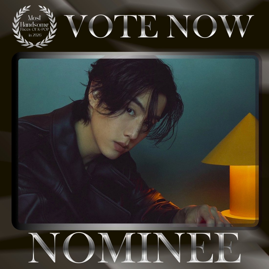TOP100KPOP's tweet photo. MARK (GOT7) is nominated for Most Handsome Faces of K-POP in 2026.

👉 VOTE: https://t.co/Si3coBoT1k https://t.co/CA1j0ttdOZ