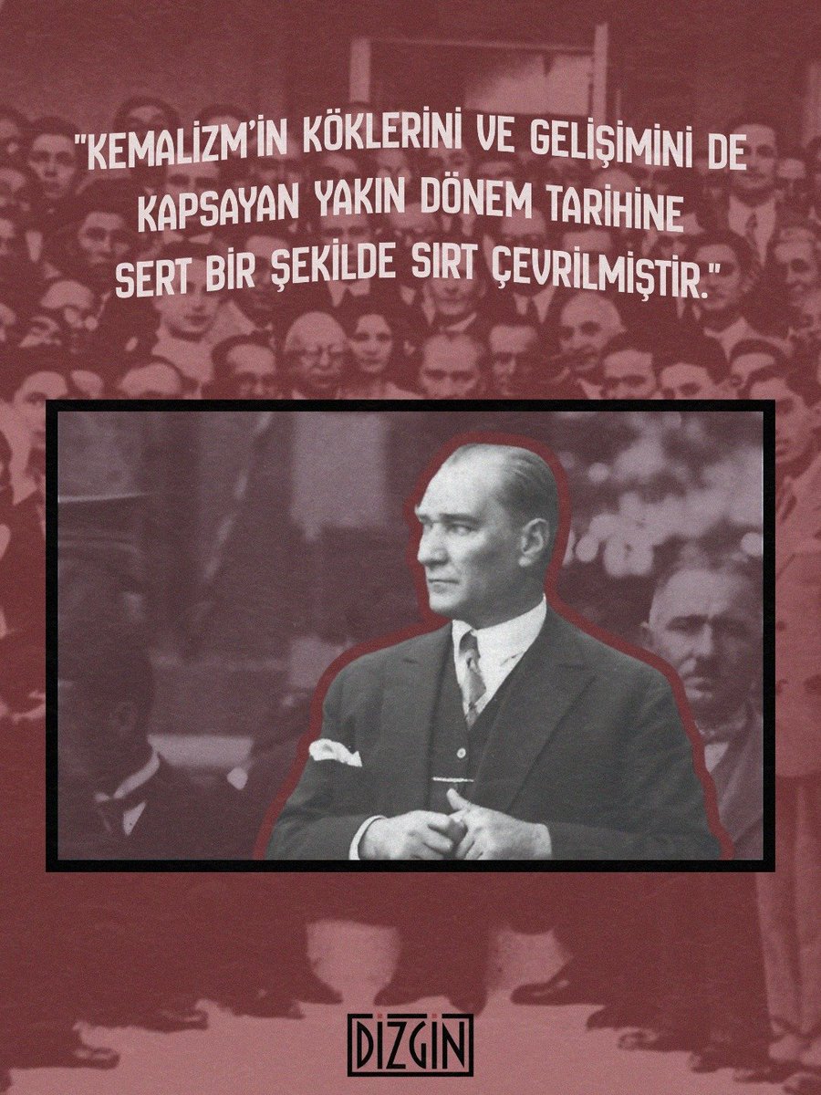 DizginDergisi's tweet photo. ❝Kemalizm’in solidarist/devlet sosyalisti köklerinin hafızalardan silinişinden en fazla nasibini alan gruplardan biri hiç şüphesiz Kemalist ideologlar olmuştur. Köklere yönelik sessizliklerini bastıran genel tavır ise neredeyse daima; söz konusu düşünce sisteminin ülkenin ihtiyaçlarından doğan, İstiklal Hareketi'nin bağrından kopan ve Atatürk’ün kelamından ibaret 'sui generis' bir sistem olduğu yönünde katı bir özcülük olmuştur.❞

Yazının devamı için  ⬇️