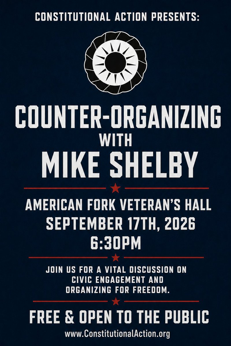 extradeadjcb's tweet photo. Constitutional Action preparing to welcome @grayzoneintel at the AF Veterans Hall TONIGHT

Mike will present on counter-organizing against RINO establishment &amp; violent radical leftists in Utah

Join us: https://t.co/Sf64JXhR3u https://t.co/L4RXhQOWB9