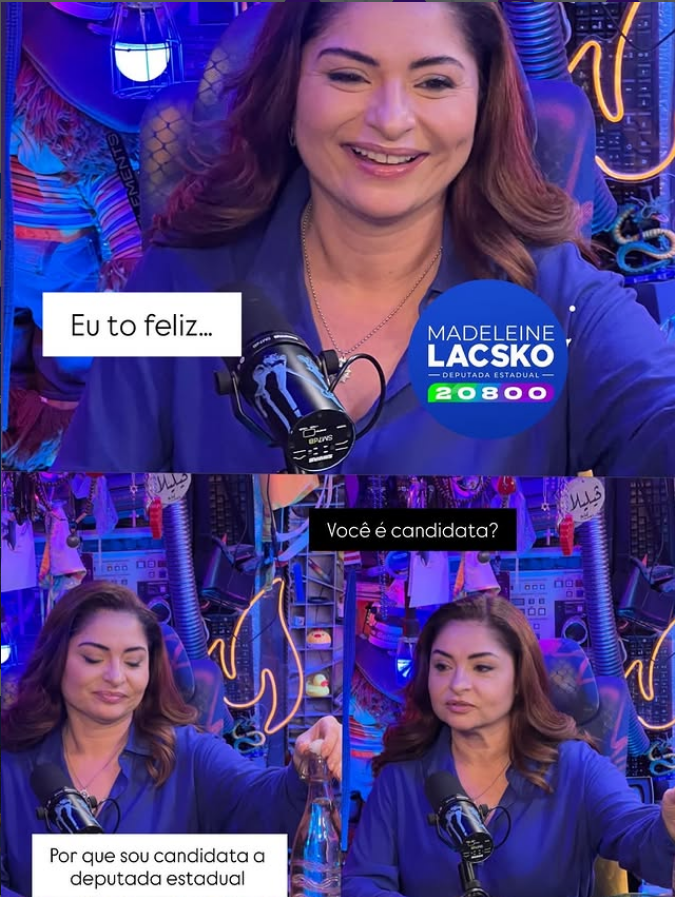 madeleinelacsko's tweet photo. Sim, sou candidata! E você vai votar 20800 para deputada estadual em SP https://t.co/lTqnVhlT7J
