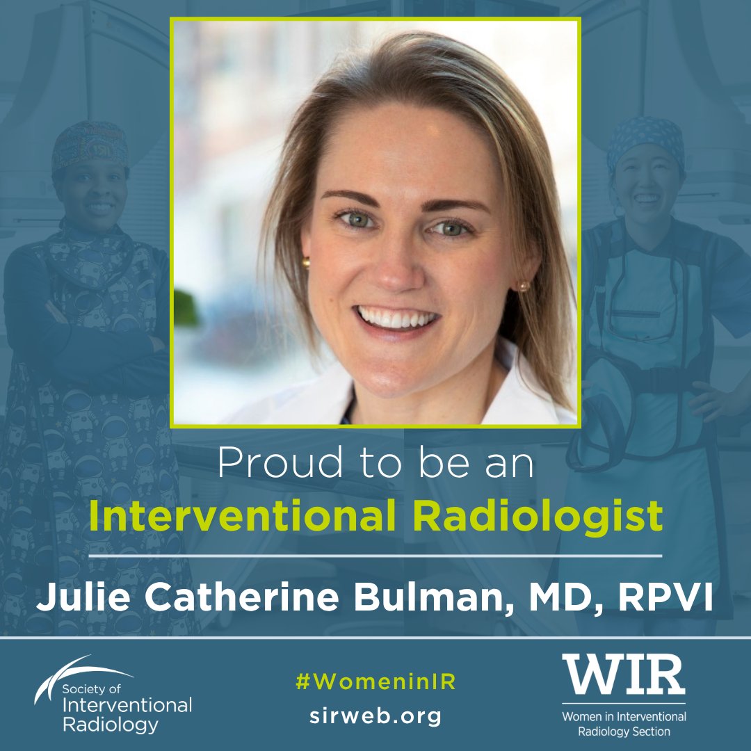 womenirads's tweet photo. @juliecbulman is a #WomenInMedicine advocate working with the @AmerMedicalAssn and CMS to ensure that CPT codes reflect the latest medical care available to patients while safeguarding the work of #IRads! #WomenInMedicineMonth #WIMMonth https://t.co/I1Amm3CNLE https://t.co/p0pyDwDII1