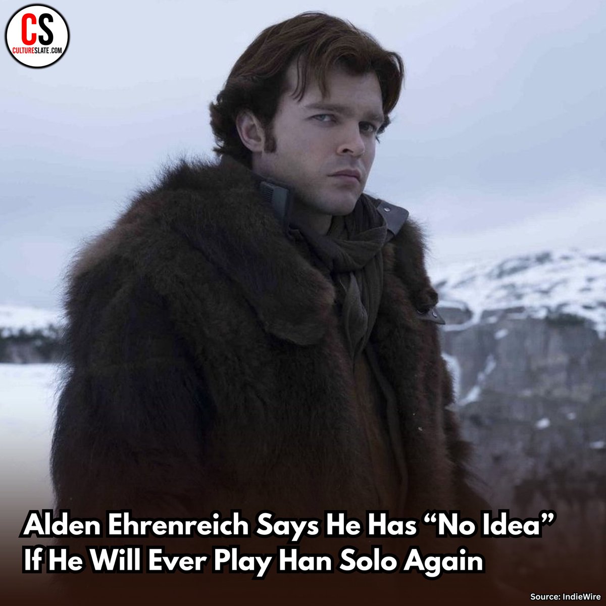 SWCultureLive's tweet photo. The actor recently admitted to @IndieWire that he’s just as clueless as we are in regards to when, or if, he will return to play everyone’s favorite scruffy looking nerf herder. Would you like to see Alden play Han again in a future Star Wars project?

#StarWars #HanSolo #AldenEhrenreich #MakeSolo2Happen