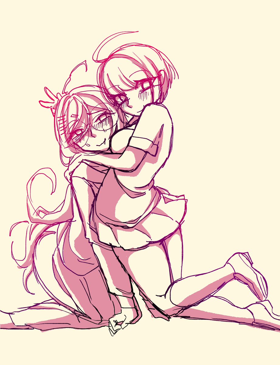 kaeratts's tweet photo. Yurika! Ultra despair girls? More like umm.. lesbians! tokomaru and syomaru have my heart forever sigh🩷🩷 https://t.co/sIQL4yumtJ