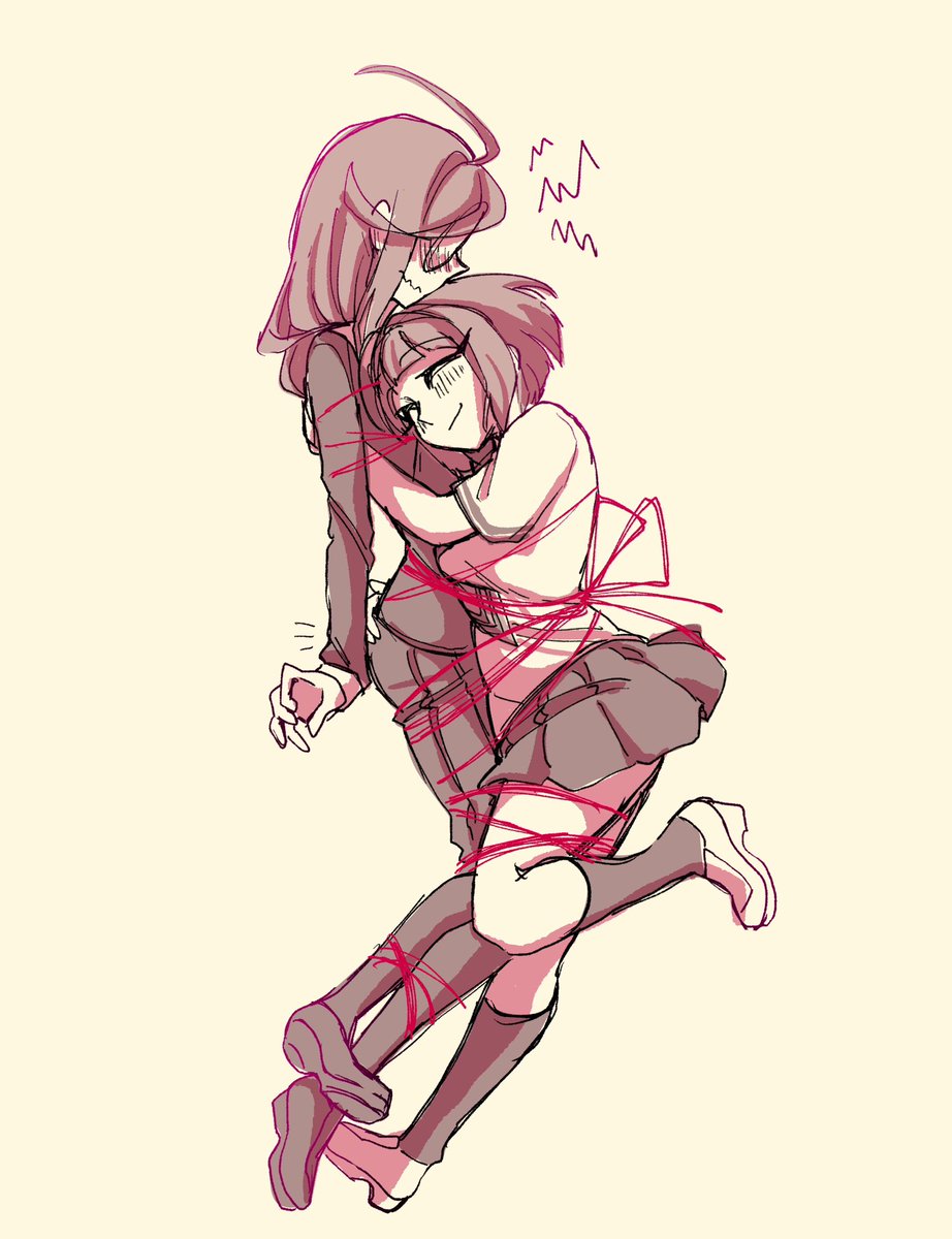 kaeratts's tweet photo. Yurika! Ultra despair girls? More like umm.. lesbians! tokomaru and syomaru have my heart forever sigh🩷🩷 https://t.co/sIQL4yumtJ