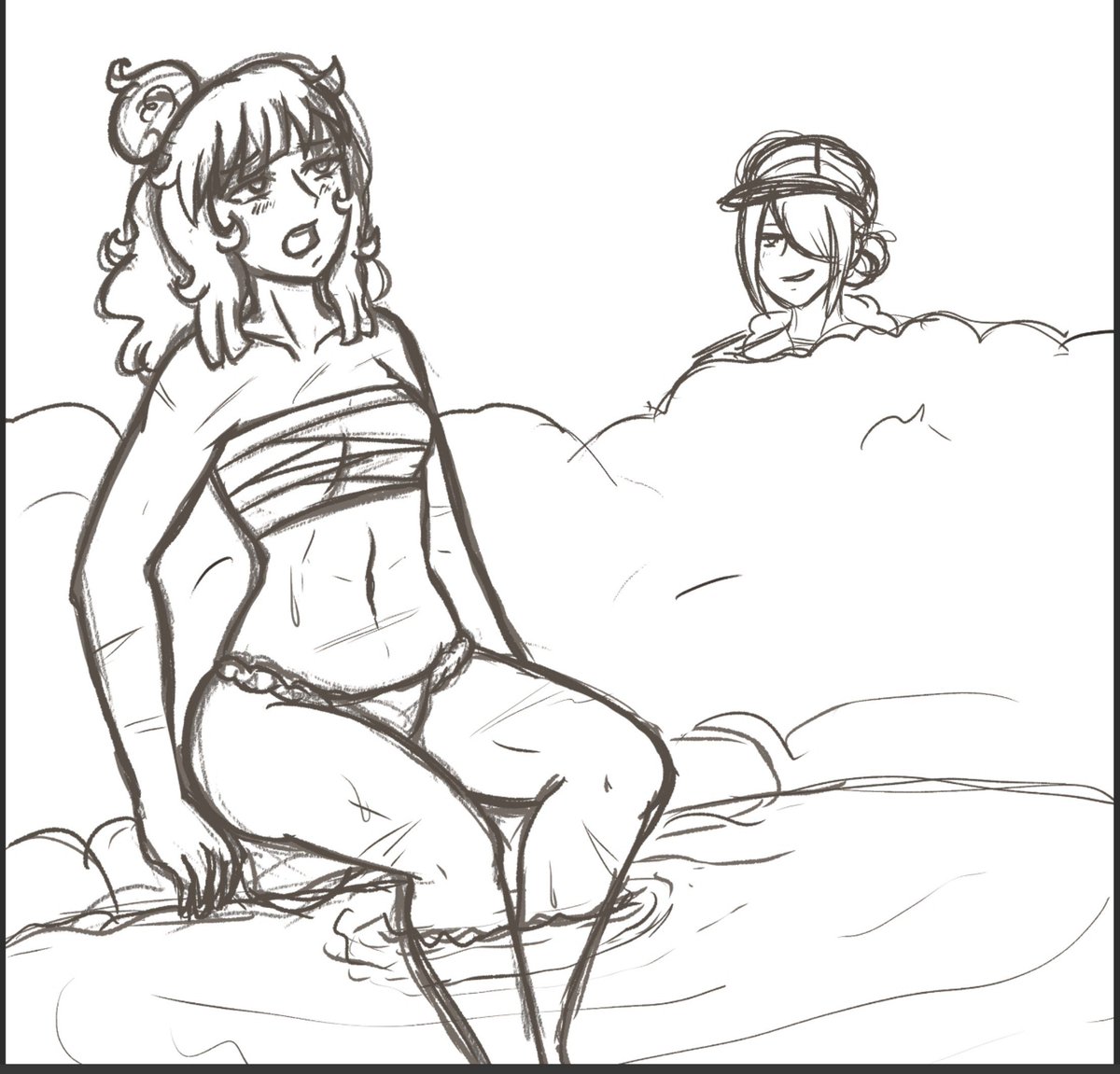 MPan616's tweet photo. I'm opening sketches c0mms, I need money, so will be cheap and simple, but not bad like the examples xd
Will be the same as the regular ones, but with lower prices and everything in full body/knee up:

1 character no colour: 10$/colour: 15$
2 characters no colour: 20$/colour: 25$ https://t.co/q7ePqTEp37