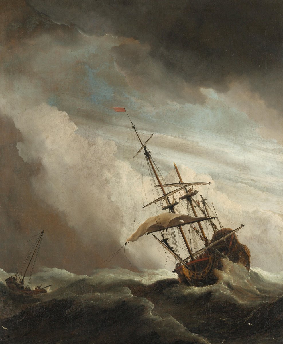 Goudriaan2's tweet photo. The Gust
Willem van de Velde (II), ca. 1680 https://t.co/c7PsyUg3MN