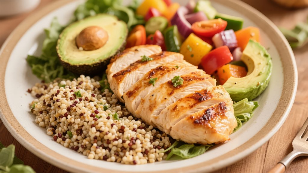 softc331063's tweet photo. 10-minute quick fat-loss meal: grilled chicken breast + quinoa + roasted broccoli! High protein, low calorie, perfect for busy weekdays. No extra oil, super satisfying. https://t.co/Txjoy71y95