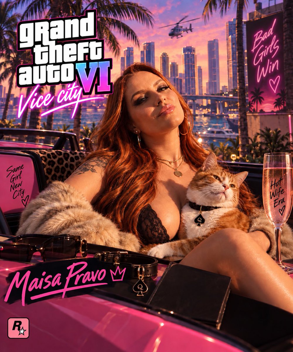 MaisaPravoReal's tweet photo. Welcome to Vice City, babe 🍸

#gta #gta6 #california #girl https://t.co/hPah4aKETl