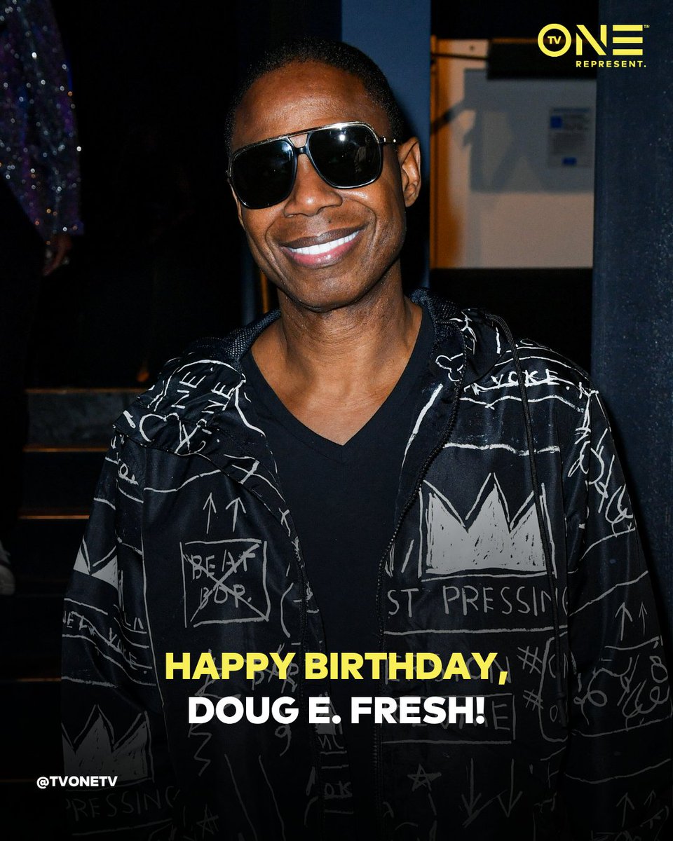tvonetv's tweet photo. Happy birthday, Doug E. Fresh! 🎈 For more celebrity Virgos: https://t.co/DMXTtvRVIY https://t.co/0hSZDD2lqA