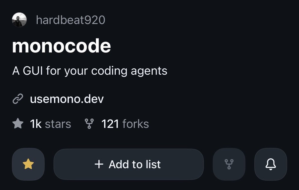 nikolay_dp's tweet photo. we also hit 1k stars on github 🙌 https://t.co/10aVsQZqcv