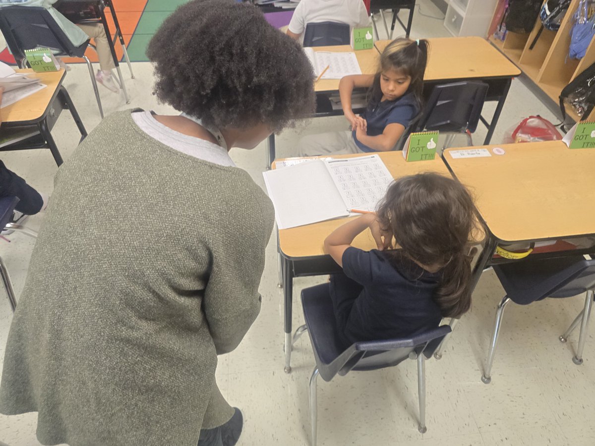 DallasIsdGT's tweet photo. @CMSoto_Leaders G/T teacher Ms. Allums is pushing in with 1st Gd. math students to provide support to all students @disdstemmath addition and subtraction rules are applied to prove answers @Doug_Frank_RLA Reading is the 1st step to solving the Problem @DrElenaSHill @AngieGaylord https://t.co/M044SdkyHO