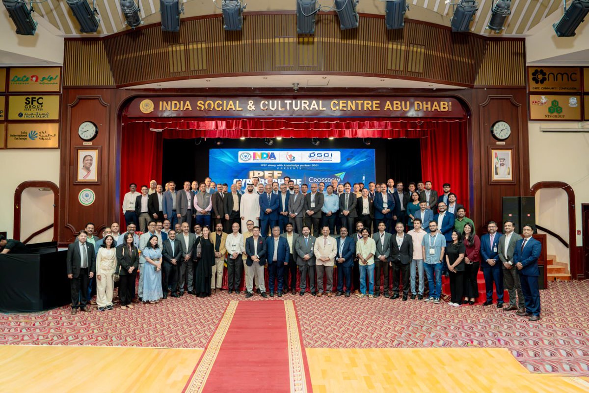 kumar_diwakar's tweet photo. It was great moment to welcome 50 plus Cybersecurity genius guests from India in Abudhabi
#dsci
#ISC

#my friends my strength https://t.co/xs0qR3FQlY