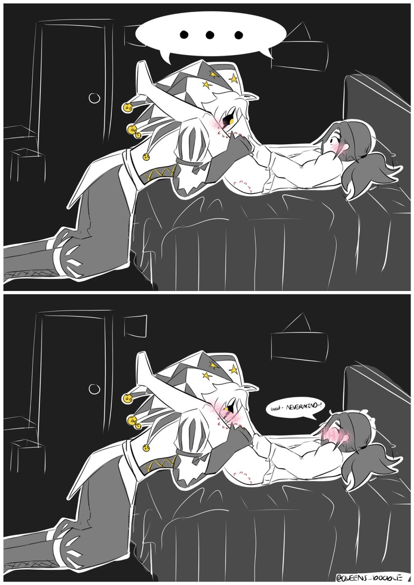 queens_doodle's tweet photo. #tfc comic - Right question, wrong time (NFSW) #thefreakcircus https://t.co/ynVi7yFV3K