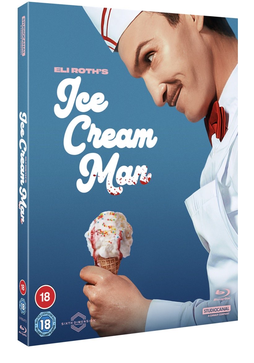 the4kCollectivE's tweet photo. From @StudiocanalUK, Eli Roth’s Ice Cream Man will be available to buy or rent from digital platforms on 22 September and to own on Blu-ray & DVD from 26 October 2026.
#PhysicalMedia #BluRay #DVD #IceCreamMan #EliRoth #Horror https://t.co/hqHdP1tTaK