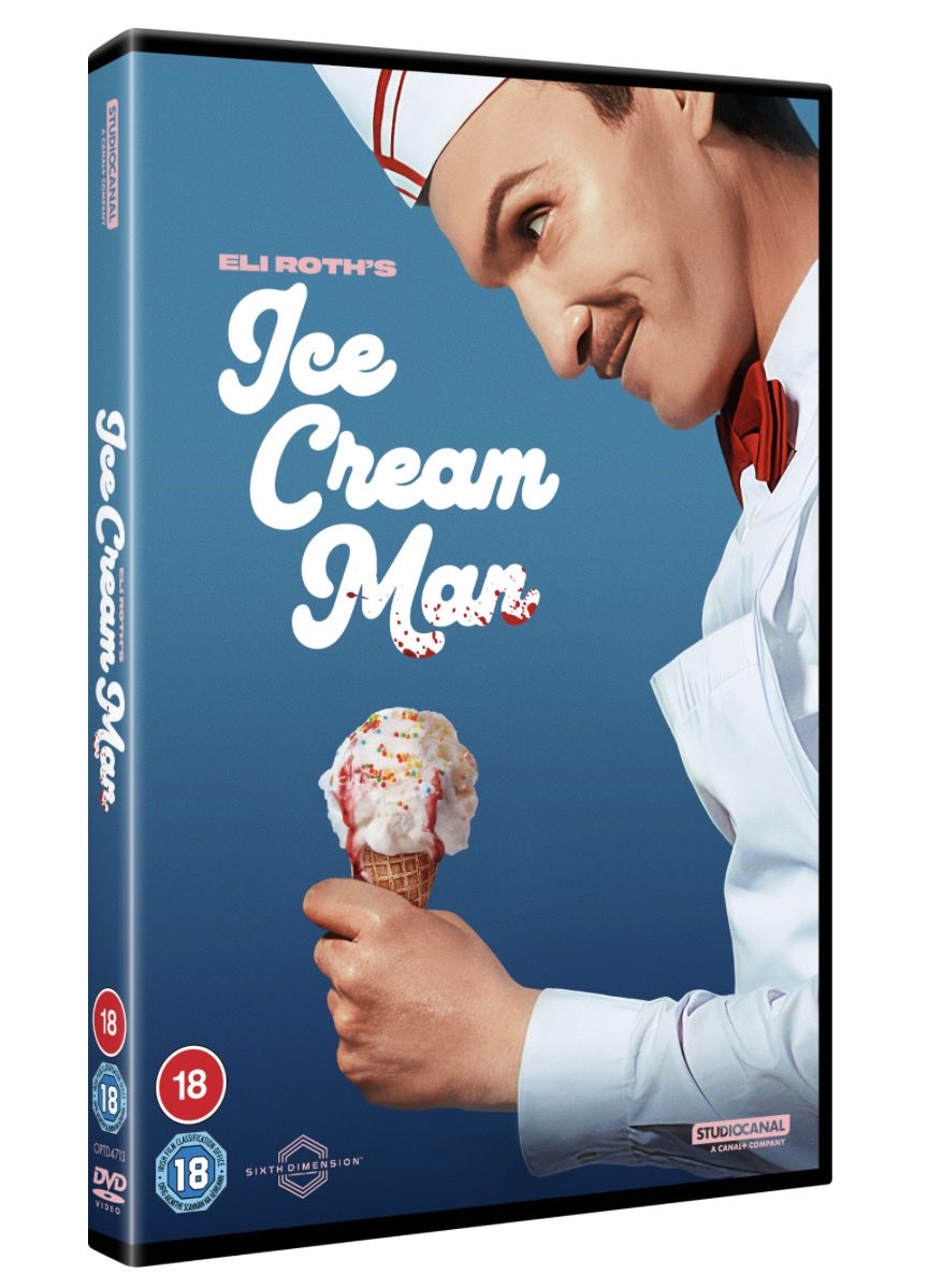 the4kCollectivE's tweet photo. From @StudiocanalUK, Eli Roth’s Ice Cream Man will be available to buy or rent from digital platforms on 22 September and to own on Blu-ray & DVD from 26 October 2026.
#PhysicalMedia #BluRay #DVD #IceCreamMan #EliRoth #Horror https://t.co/hqHdP1tTaK