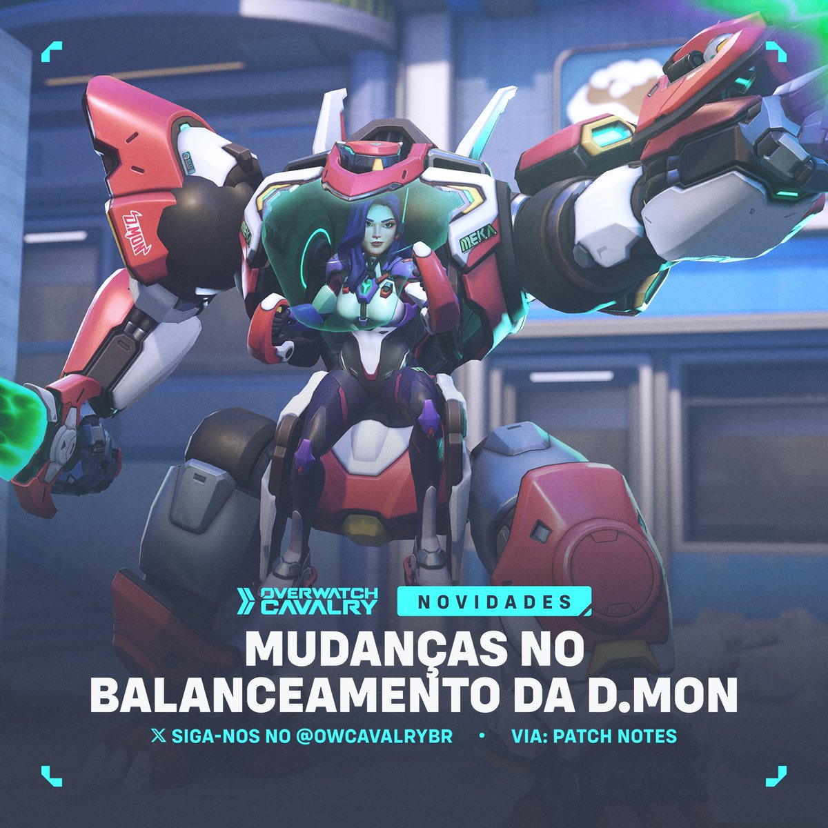 OWCavalryBR's tweet photo. D.Mon Nerfada em #Overwatch 😈

Geral: 
→ Armadura reduzida de 325 para 275 (5v5).
→ Armadura reduzida de 300 para 250 (6v6).
Fusão Focada (Perk Principal):
→ Dano por bala reduzido de 45 para 36.
Propulsores:
→ Taxa de consumo de combustível aumentada de 25 para 30.
Repetidor de Fusão:
→ Dano reduzido de 16 para 15.
→ Tempo de recarga aumentado de 4 para 5 segundos.