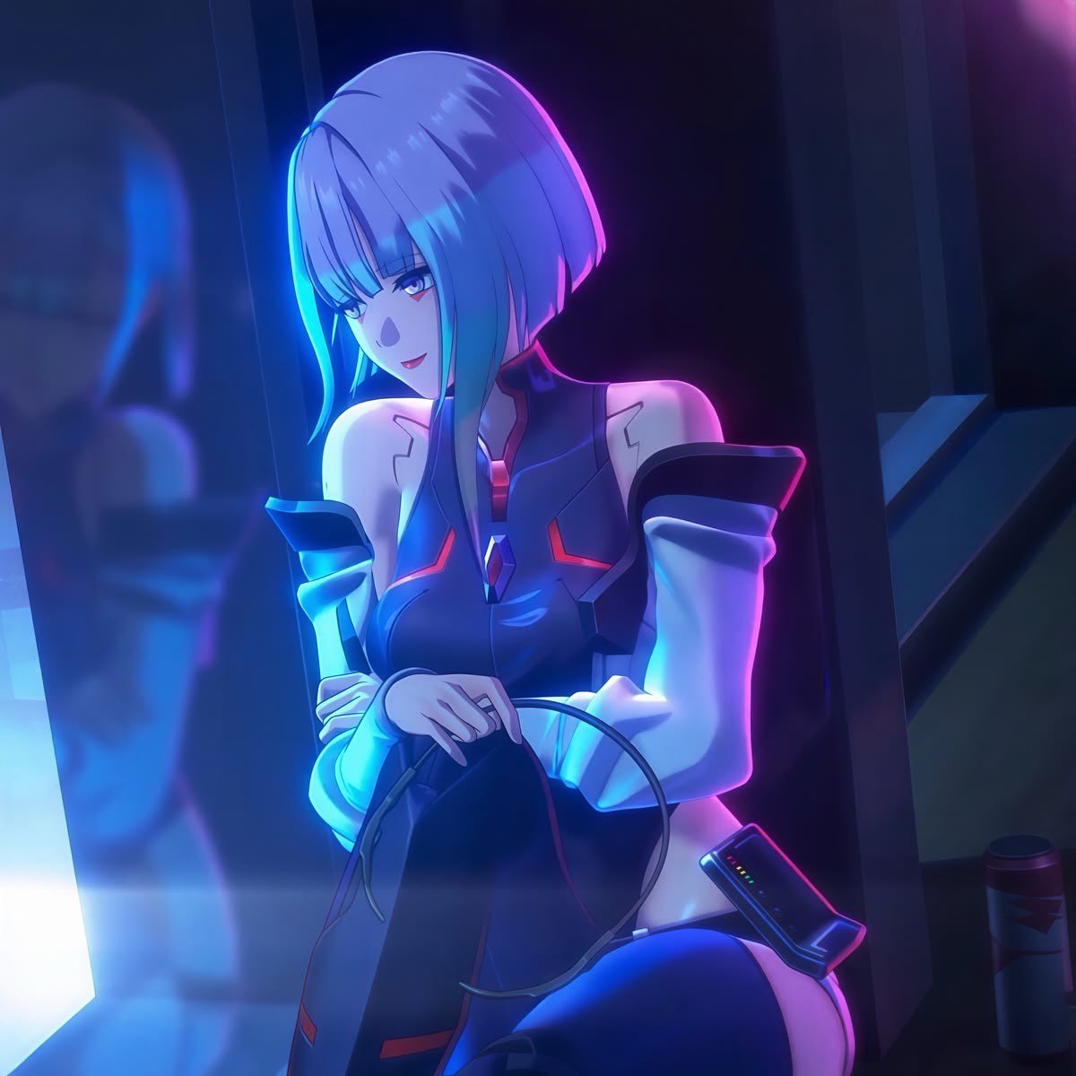 invispedia's tweet photo. okay the lighting kinda saved her face but wuwa still did it better AND they made rebecca an actual character🫩😭 https://t.co/JlH5wDF6Nv