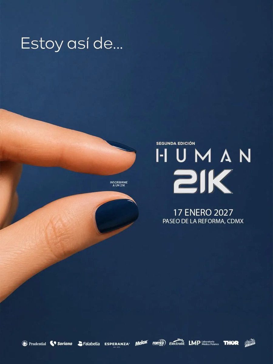 MxRacemx's tweet photo. Si llevas tiempo pensándolo, este es el momento.
Porque un 21K no empieza el día de la carrera: empieza con el entrenamiento de hoy
📅 HUMAN 21K | 17 enero 2027
🏃 10K y 21k
💥 Aprovecha precio de preventa hasta el 30 de septiembre
#mxrace #mediomaratón #runnersCDMX #human21k https://t.co/5GwKOJhypE