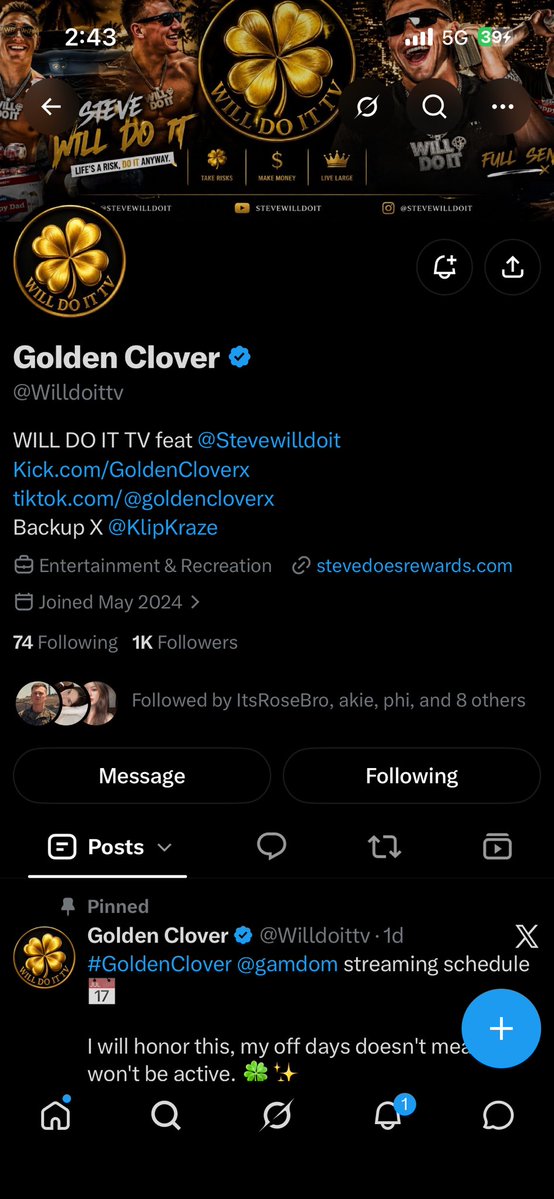 koricssi's tweet photo. @Itsrosebro @XXTHEREV @Willdoittv @Trillz Thanks Rose!! Followed all 🫡
Gamdom: koricssi
#TeamSWDI https://t.co/JSj6dsbTY4