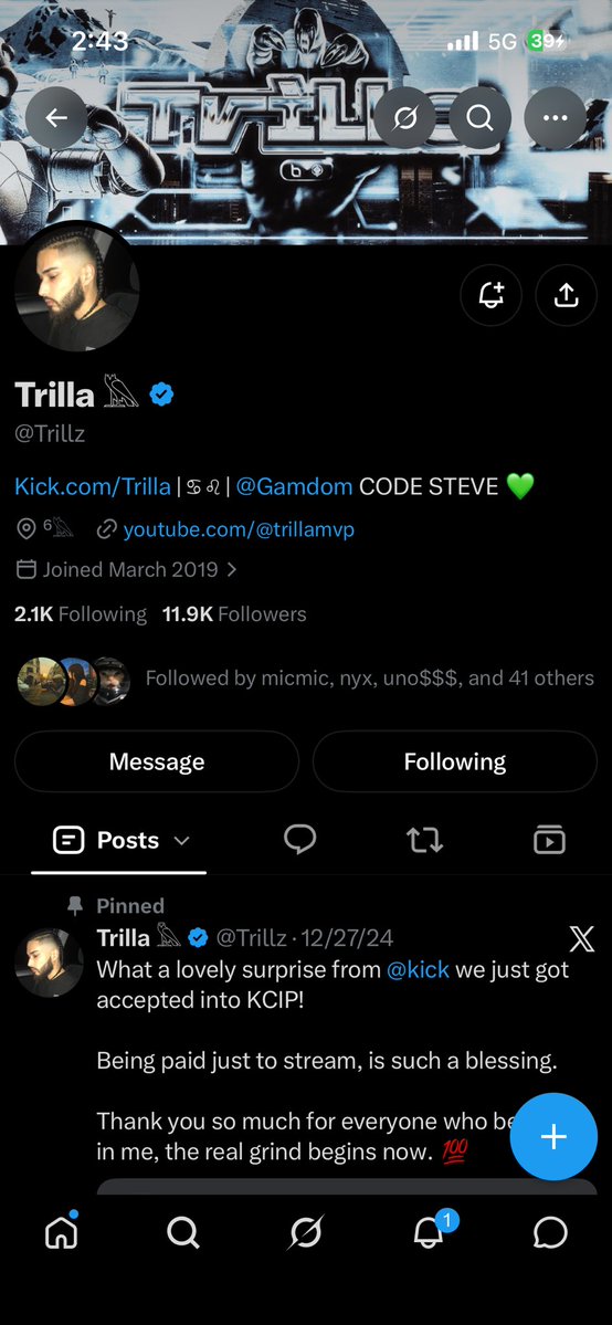 koricssi's tweet photo. @Itsrosebro @XXTHEREV @Willdoittv @Trillz Thanks Rose!! Followed all 🫡
Gamdom: koricssi
#TeamSWDI https://t.co/JSj6dsbTY4
