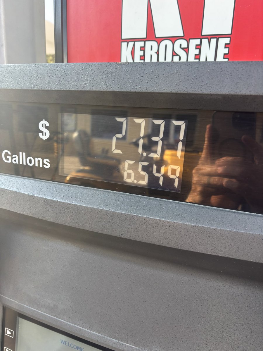 DerrickEvans4WV's tweet photo. It cost over $27 to fill up my lawnmower and gas can.

But the left would have…..

STFU, this isn’t about the left.

This is about the fact we are getting the exact opposite than what we voted for. https://t.co/nvHhCfquPc