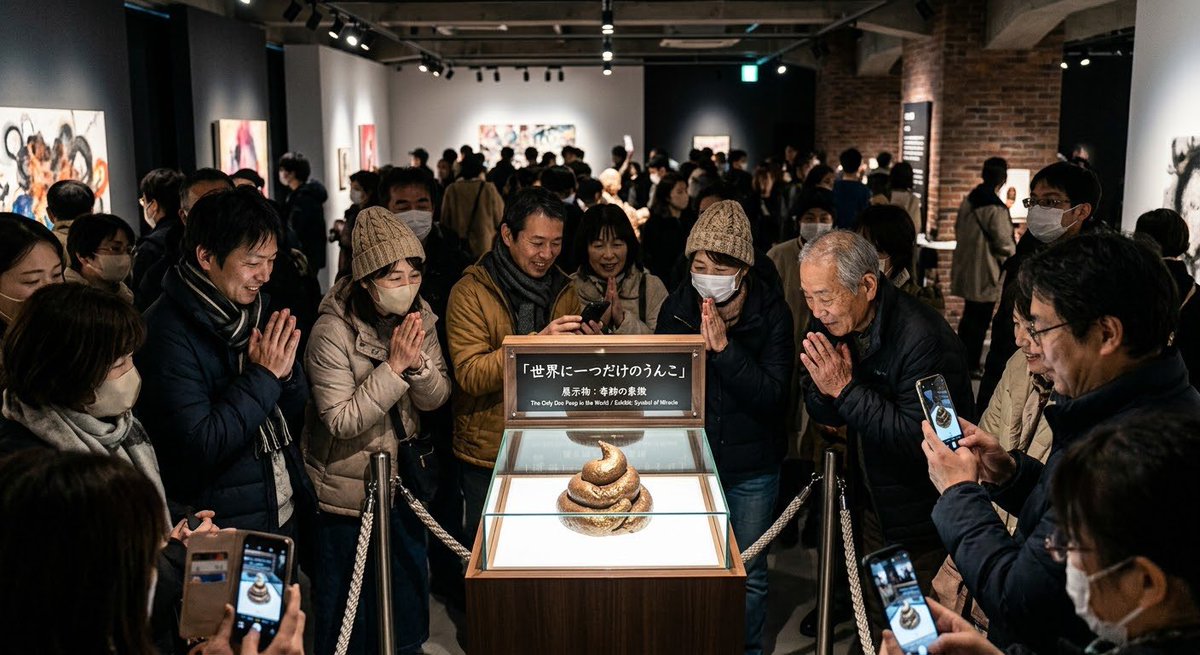 poop_revolution's tweet photo. 《世界に一つだけのうんこ》

世界に一つだけ存在する、
かけがえのないうんこ。

人々はなぜ、それを見つめるのか。
なぜ、そこに集まるのか。

それは「うんこ」という概念を超え、
私たちの存在そのものを問いかける――

……いや、うんこです。 https://t.co/2RupNInaRI