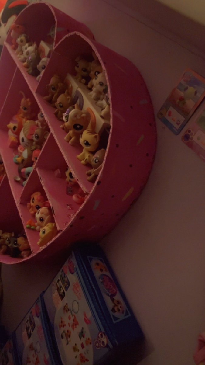 dzzypaws's tweet photo. Finally finished my diy heart shaped shelf !!! I love it so much I am so proud !! ദ്ദി ˉ͈̀꒳ˉ͈́ )✧ 
🧁🎀
#lpstwt #arttwt ⋆‧°𓏲ּ𝄢 https://t.co/1BYhcMfKSy